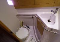 sailing yacht Elan 45 impression interior front toilet wc shower